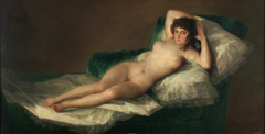 La maja desnuda by Francisco de Goya