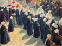 La procession by Henri Gabriel Ibels