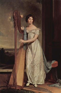 Lady with a Harp: Eliza Ridgely by Thomas Sully