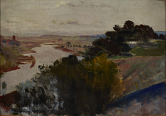 Landscape at the Vistula by Jacek Malczewski