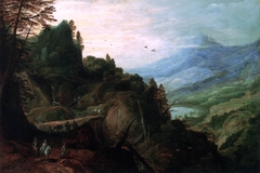 Landscape with a Mountain Pass by Joos de Momper the Younger