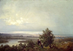 Landscape with two Soldiers