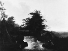 Landscape with Waterfall by Johan Adam von Gertten