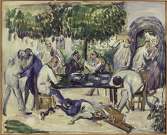 Les Ivrognes by Paul Cézanne
