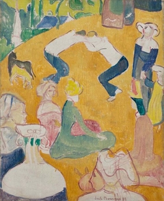 Les lutteurs bretons by Émile Bernard