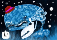 Lobster - Whale by Ashley Burke