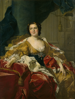 Louise-Élisabeth de Borbón 'Madame Infante' esposa de Felipe de Borbón y Farnesio duque de Parma by Louis-Michel van Loo