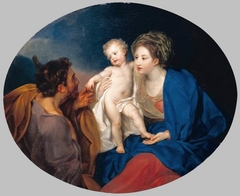 Madonna and Child with a Shepherd by Anton von Maron