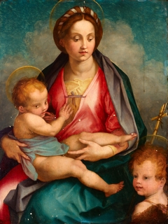 Madonna and Child with St John by Andrea del Sarto