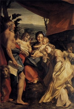 Madonna of St. Jerome by Antonio da Correggio