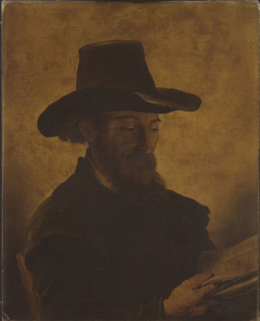 Man Reading by Rembrandt