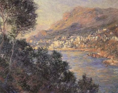 Monte Carlo seen from Roquebrune by Claude Monet