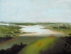Mouth of the Platte River, 900 Miles above St. Louis by George Catlin