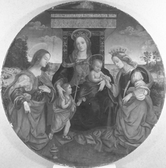 Mystic Marriage of Saint Catherine with the Magdalen and the Infant Saint John the Baptist