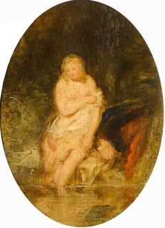 Nude Bather - after Rubens - John Phillip - ABDAG004147 by John Phillip