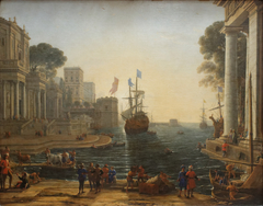 Odysseus returns Chryseis to Her Father by Claude Lorrain