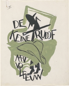 Ontwerp voor boekband van De Kleine Rudolf door Aart van der Leeuw by Leo Gestel