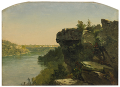 Overlooking the River From the Cliffs