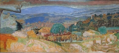 Paysage au Cannet by Pierre Bonnard