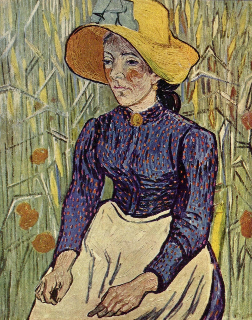 Portrait of Young Peasant Woman