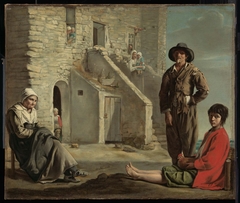 Peasants in front of a House