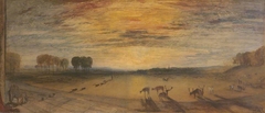 Petworth Park: Tillington Church in the Distance by J. M. W. Turner