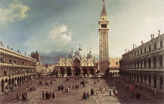Piazza San Marco, Venice by Canaletto