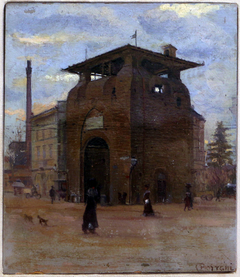 porta fiorentina (antica porta alla croce) by Odoardo Borrani