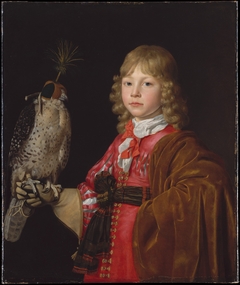 Portrait of a Boy with a Falcon by Wallerant Vaillant