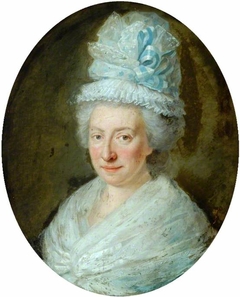 Portrait of a Lady in a White Dress