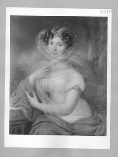 Portrait of a lady by Johann Baptist von Lampi the Elder