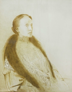 Portrait of A.M.L. Bonger-van der Linden by Odilon Redon