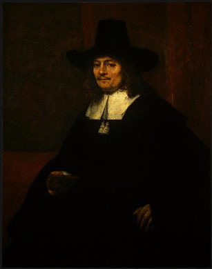 Portrait of a Man in a Tall Hat