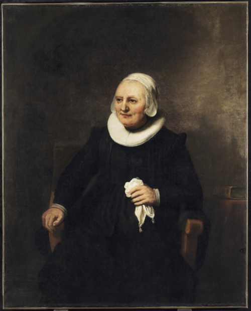 Portrait of a Seated Woman with a Handkerchief