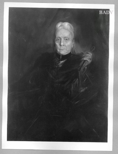 portrait of an old lady (Geheimrat Jost) by Franz von Lenbach