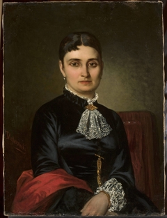 Portrait of Apolonia Anaszkowska by Tytus Maleszewski