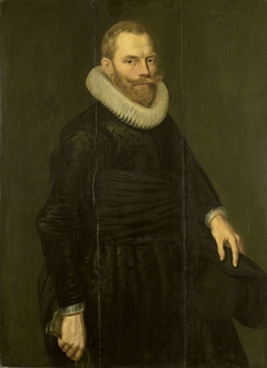 Portrait of Dirck Hasselaer by Cornelis van der Voort