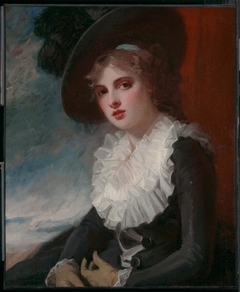 Portrait of Emma Hart, later Lady Hamilton by George Romney