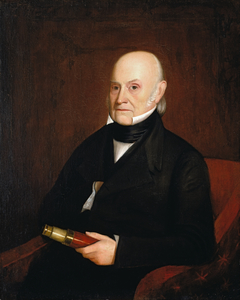 Portrait of John Quincy Adams by William Hudson