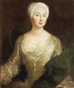 Portrait of Louise Eleonore von Wreech by Antoine Pesne