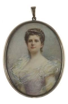 Portrait of Marie Heyl Churchill (1872-1940) by Carl A Weidner