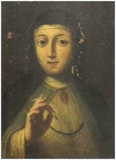 Portrait of Plautilla Nelli by Plautilla Nelli