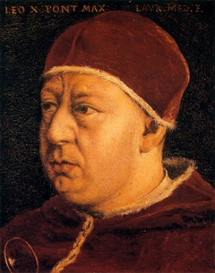 Portrait of Pope Leo X by the workshop of Agnolo Bronzino