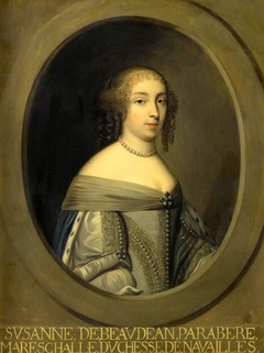 Portrait of Susanne de Baudéan (1625-1700) by Auguste de Creuse