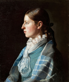 Portrait of the artist's fiancée, Anna Brøndum.