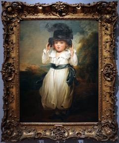 Portrait of the Honorable Augusta Herbert as a Child by John Hoppner