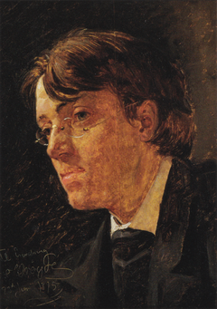 Portrait of the Norwegian painter Eilif Peterssen. by Peder Severin Krøyer