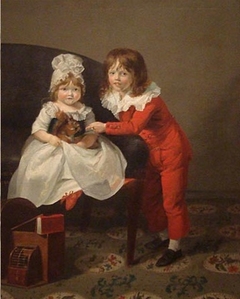 Portrait of Two Children by Henri-Pierre Danloux