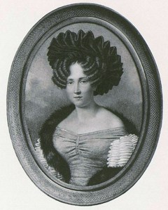 Porträt der Alexandra Panin (1800-1873) by Anthelme-François Lagrenée