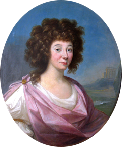 Porträt der Anne Duchess of Elbeuf née Cetner (1764-1814) by Pietro Labruzzi